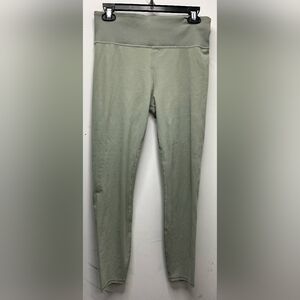 Vuori Studio Rib Leggings Large Light Green